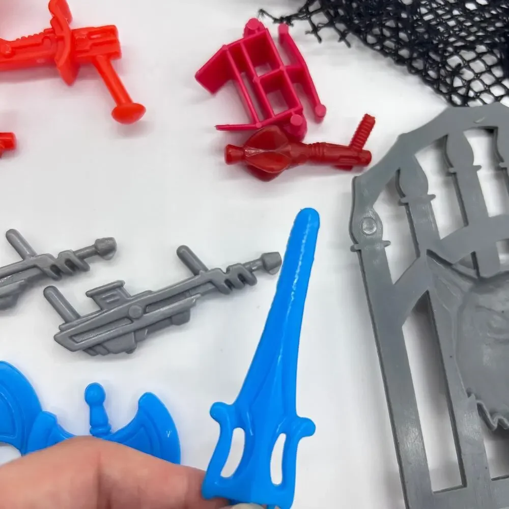 Vintage MOTU He-Man Weapons Accessories Lot Swords Masters of the Universe Toys